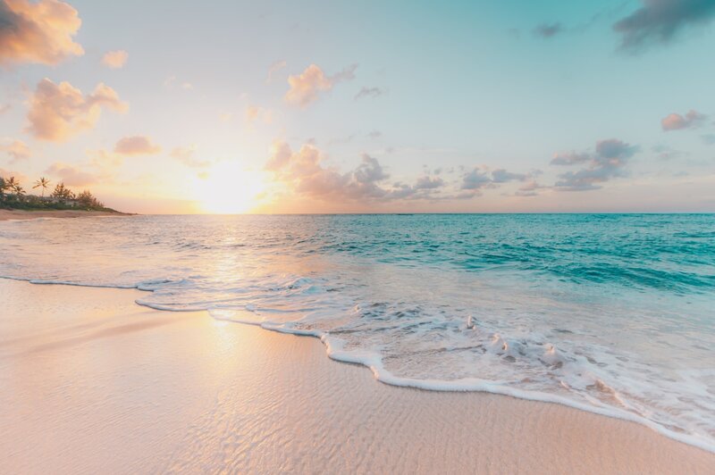 Tropical coastline in Southeast Asia